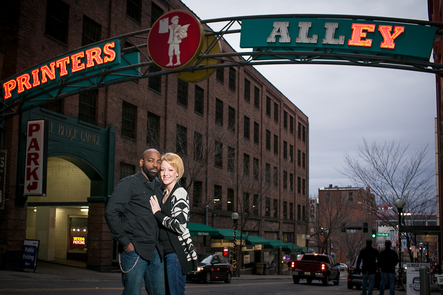 Printers Alley engagement