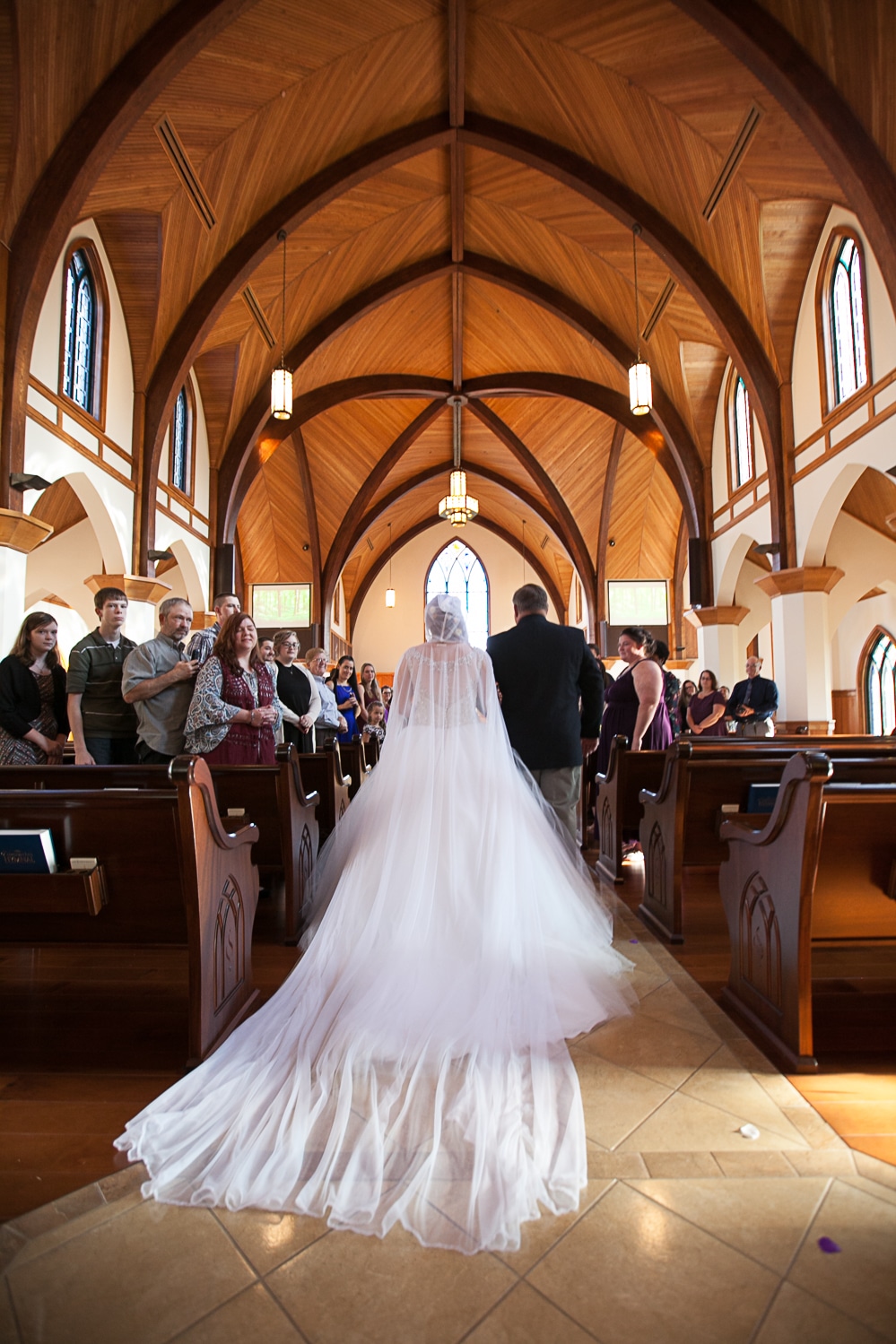 wedding veils. cathedral veil with a hood